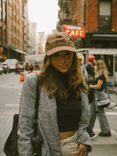 Load image into Gallery viewer, What Fulfills You? Minimal Chic Baseball Hat - Chocolate
